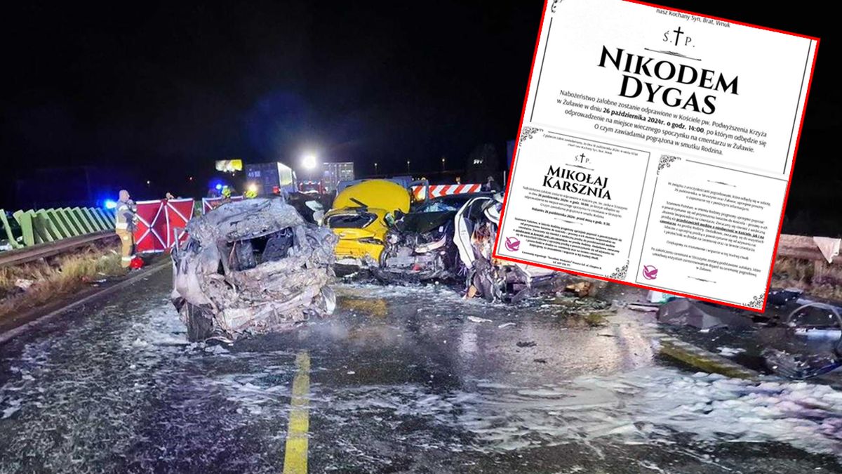 Znamy szczegóły wszystkich pogrzebów ofiar katastrofy na S7