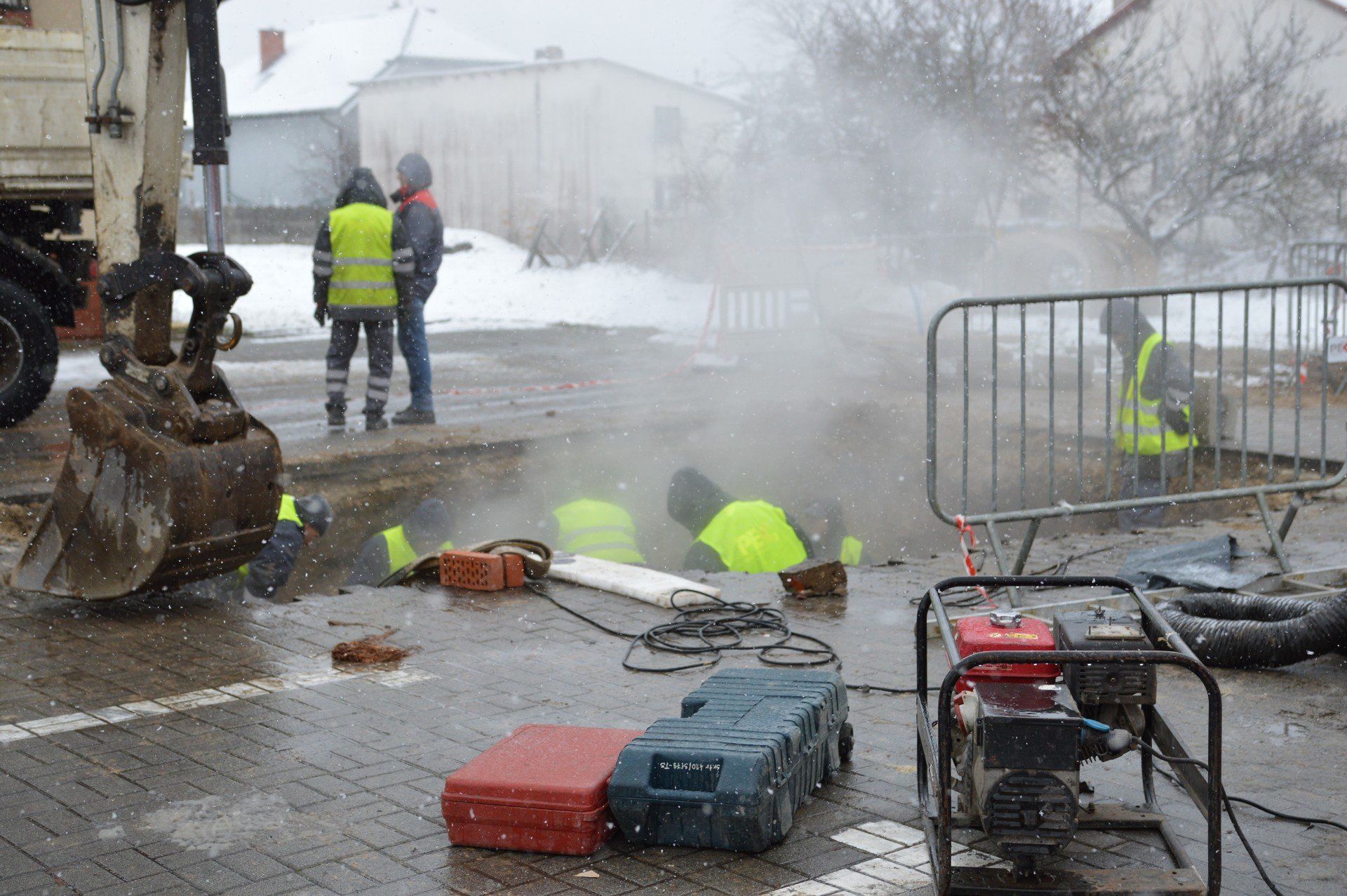 Awaria ciepłownicza w Bełchatowie