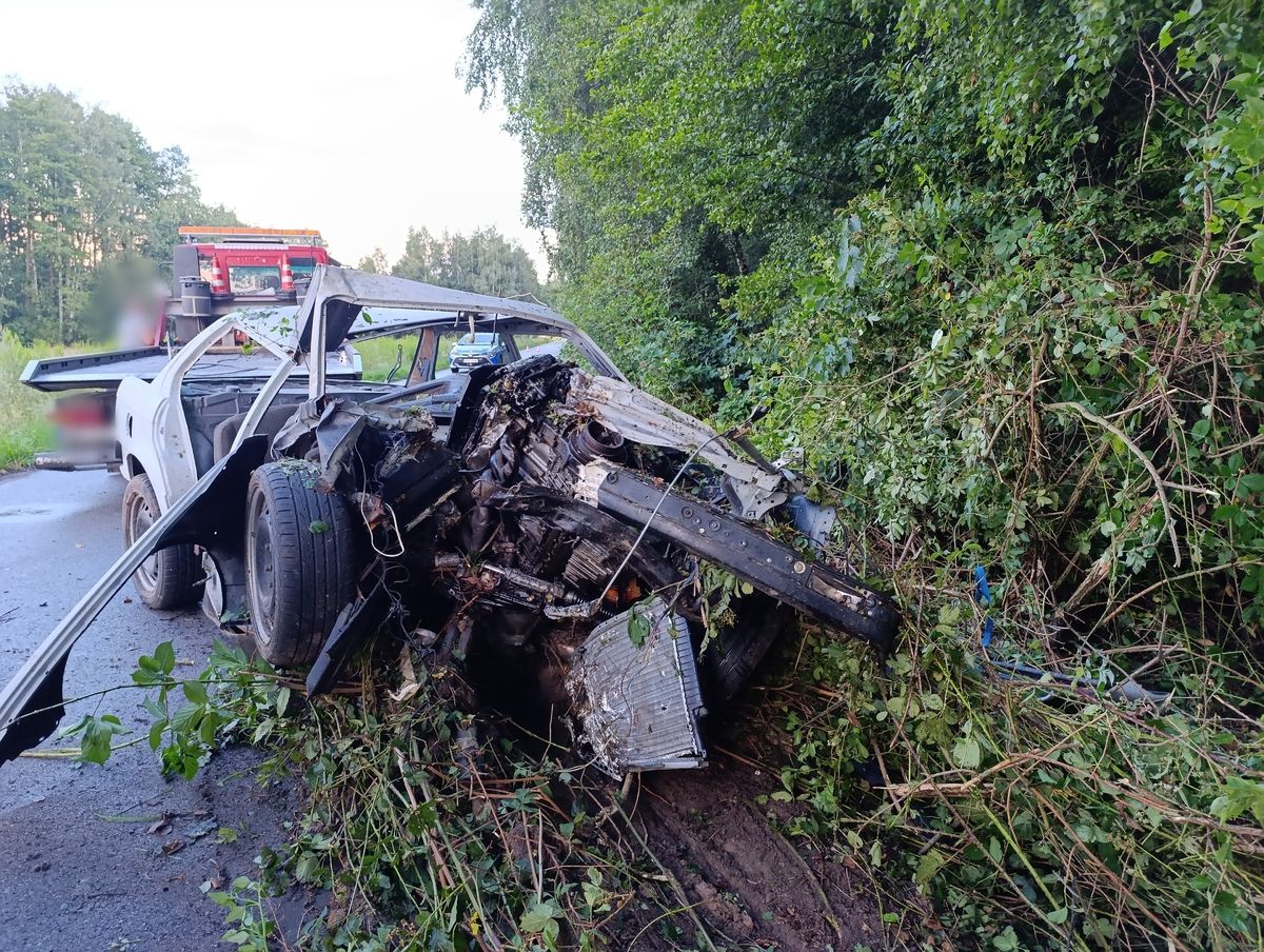 Lipcowy wypadek. Mężczyzna nie przeżył