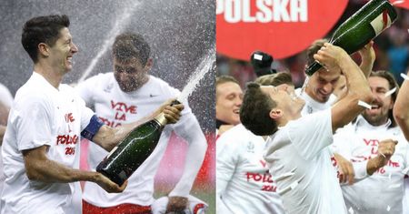 Doniesienie na Lewego: "Spożywał alkohol na Narodowym!" "Wyjaśniamy, czy doszło do wykroczenia"