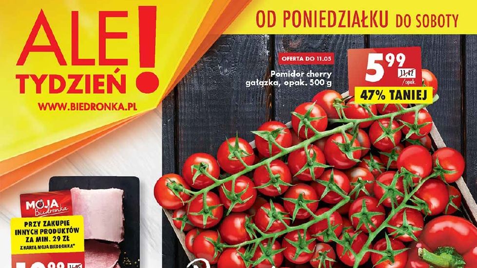 Biedronka gazetka od poniedziałku 9 maja [9.05]