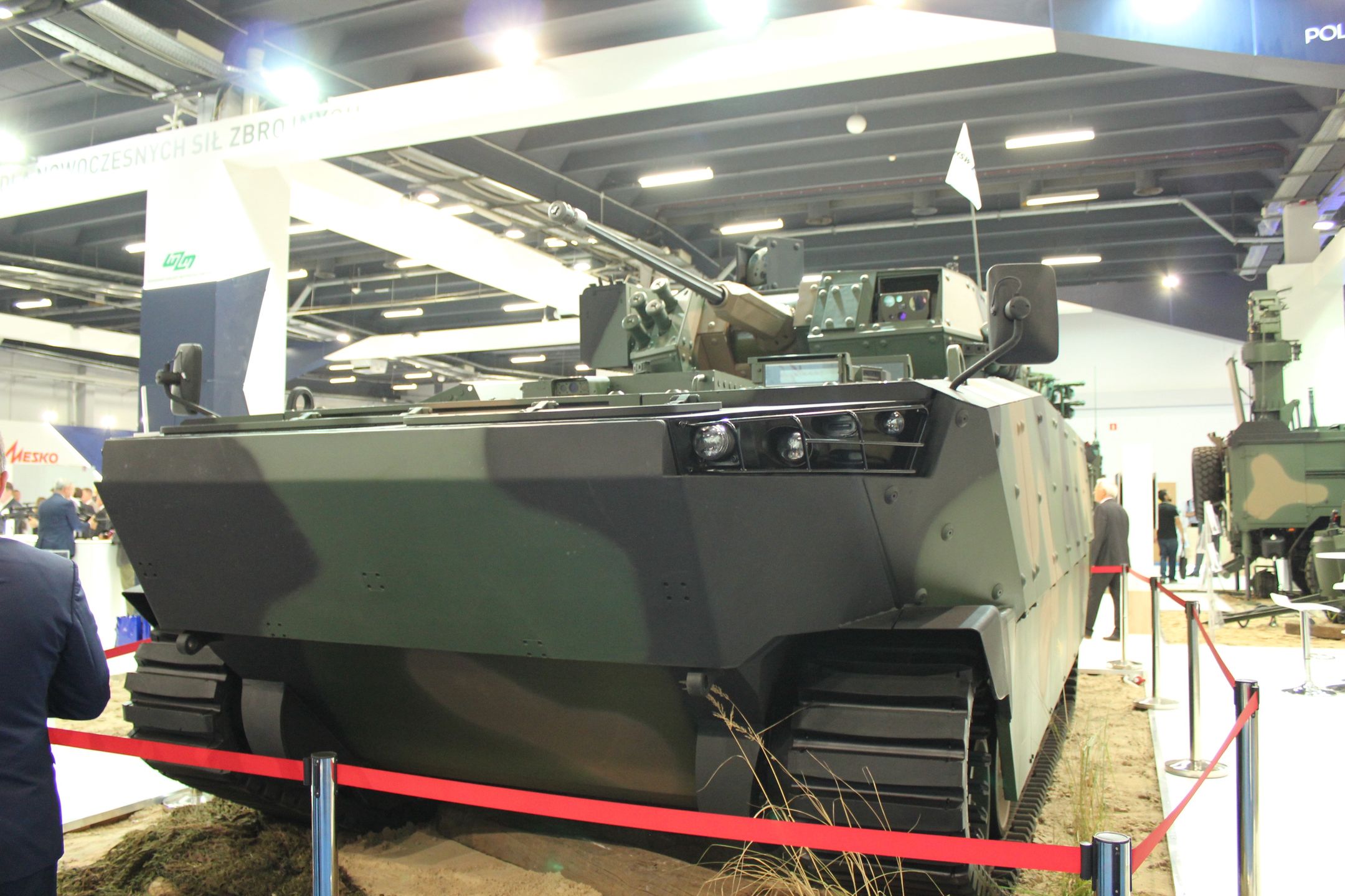 Demonstrator Borsuka na MSPO 2018.