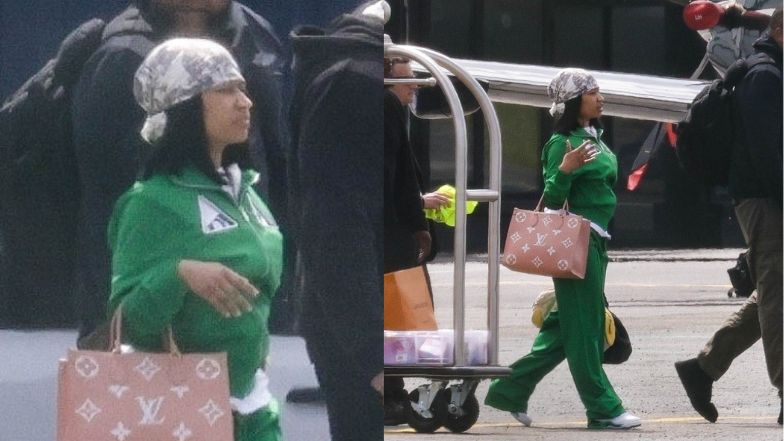 Nicki Minaj spotted makeup-free amid airport scandal in Amsterdam