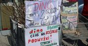 Pracownicy Dino mówią dość i wychodzą przed sklepy w Legnicy