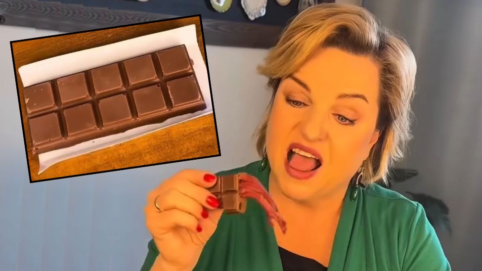 Katarzyna Bosacka zrecenzowała czekoladę spaghetti