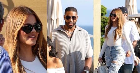 Wyposażona w torebkę z krokodyla za 2 miliony złotych Khloe Kardashian zmierza na lunch z Tristanem Thompsonem. Romans kwitnie? (ZDJĘCIA)