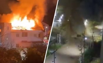 Uderzenia w Tel Awiwie. Słupy ognia