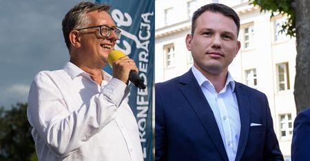 Promował sprzęt do leczenia autyzmu. Startuje z list Konfederacji