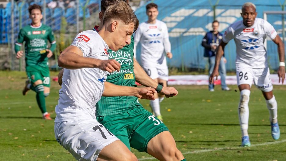 Kacper Prusiński w tym sezonie strzelił dla Hutnika 8 goli