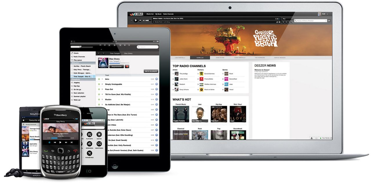 Deezer na wielu urządzeniach