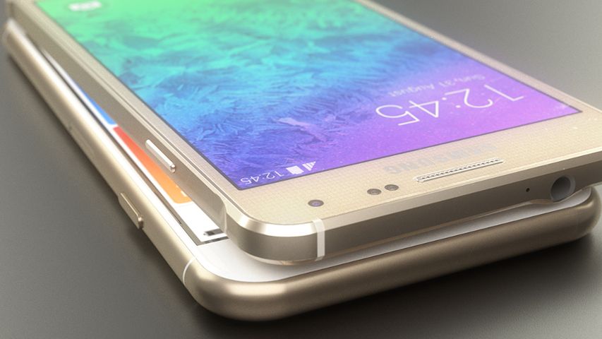 Galaxy Alpha i iPhone 6 - porównanie wyglądu 1