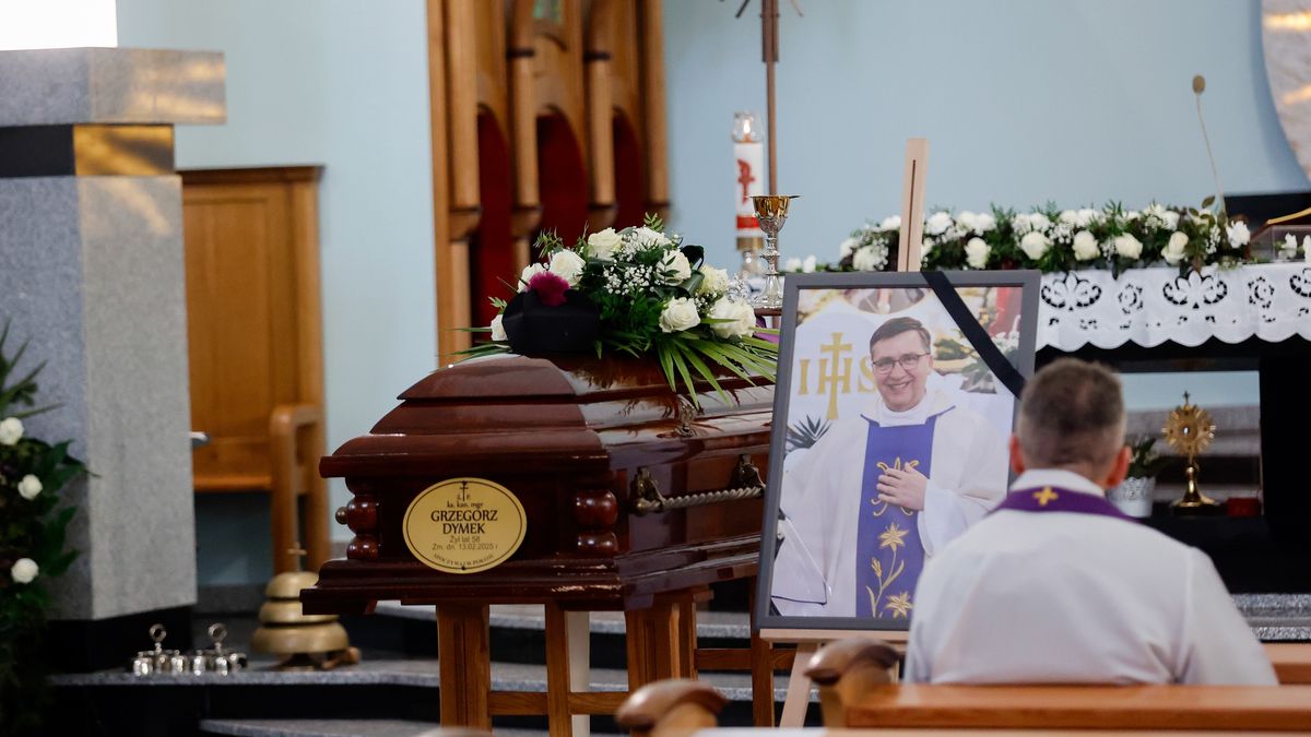 Pogrzeb ks. zamordowanego w Kołbucku