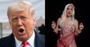 Donald Trump STRASZY wyborców Lady Gagą: "Znam na jej temat wiele ciekawych historii"