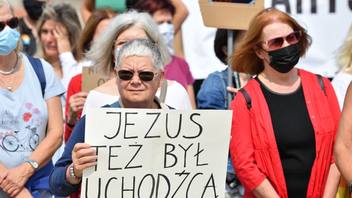 Stołeczna manifestacja została zorganizowana przez Ogólnopolski Strajk Kobiet 