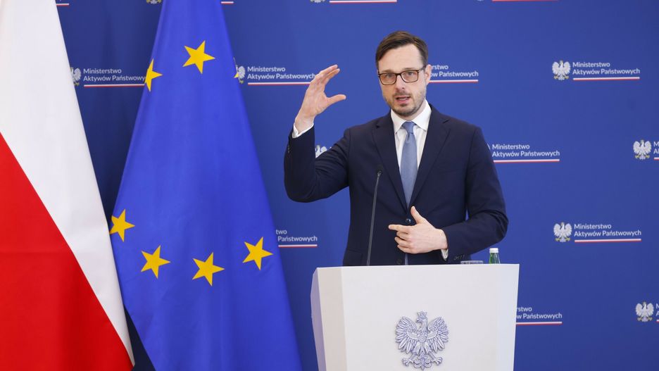 Konferencja prasowa ministra aktyw�w pa?stwowych Jakuba Jaworowskiego
05.03.2025. Warszawa. Konferencja prasowa ministra aktywow panstwowych Jakuba Jaworowskiego. Fot. Filip Naumienko/REPORTER 
N/z: Jakub Jaworowski
Filip Naumienko/REPORTER