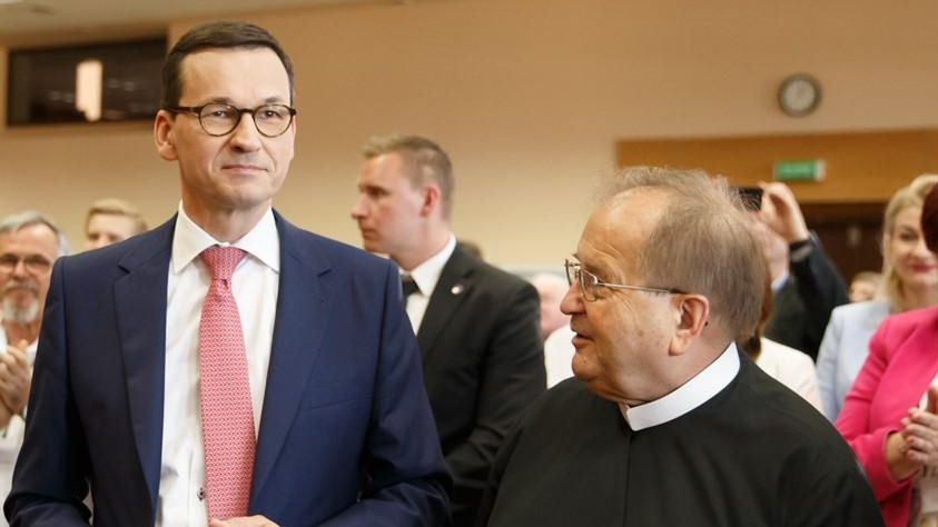 Mateusz Morawiecki i o. Tadeusz Rydzyk (zdjęcie ilustracyjne)