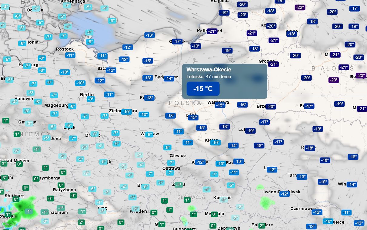 Mapa temperatur