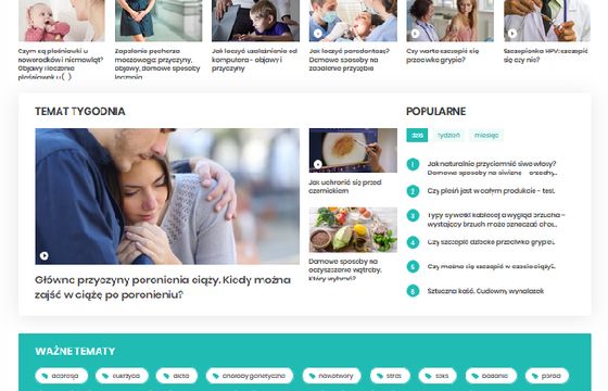 Zdrowie.tvn.pl nowym serwisem zdrowotnym Grupy TVN