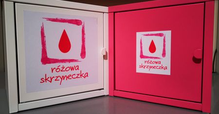 Wrocław. Środowisko akademickie pomaga. Różowe skrzyneczki na Uniwersytecie Wrocławskim