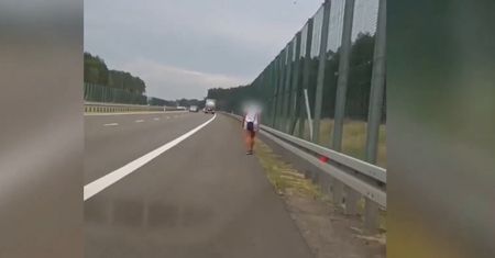 Szła po S3. Policjanci szybko poznali powód