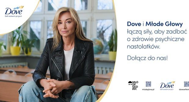 Dove w trosce o zdrowie psychiczne nastolatków. Ambasadorką akcji Martyna Wojciechowska