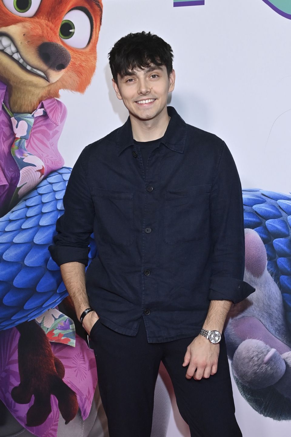 Jan Dąbrowski na premierze "Zwierzogrodu 2"