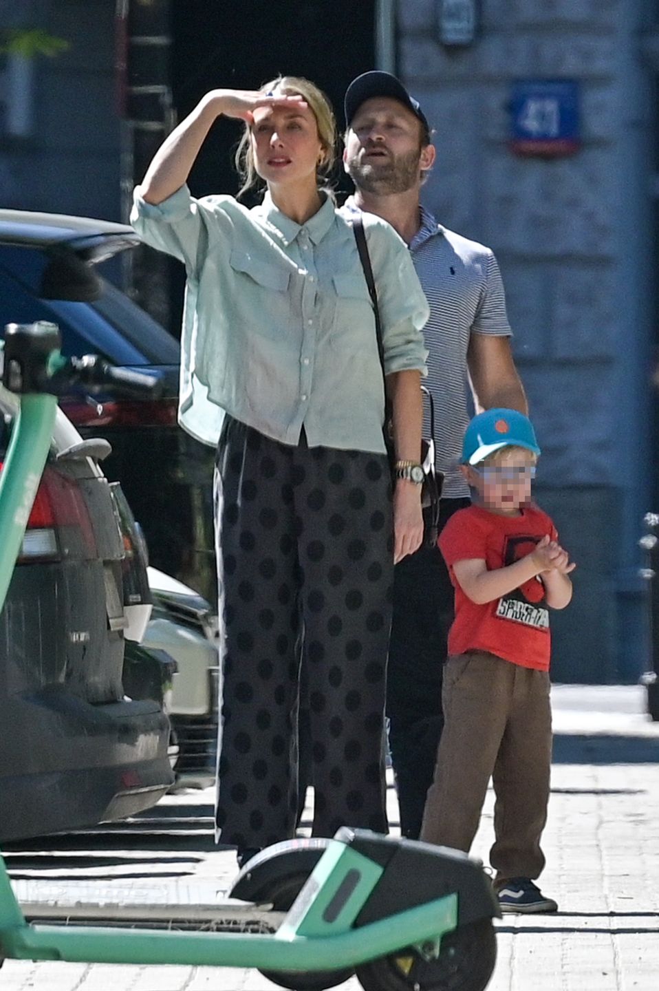 Borys Szyc na obiedzie z żoną, synem i Natalią Klimas