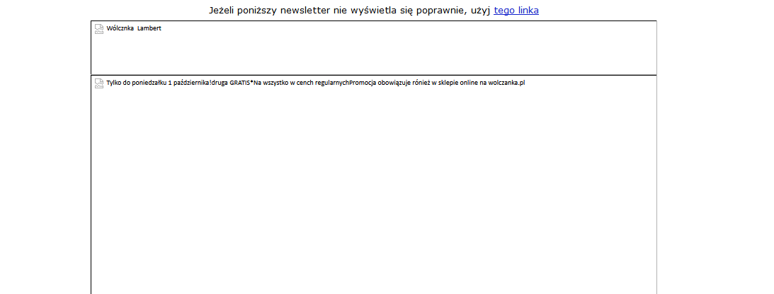 Jakoś tu pusto...? Nie bez powodu - załadowanie obrazków z tego e-maila zostałoby odnotowane przez reklamodawców!
