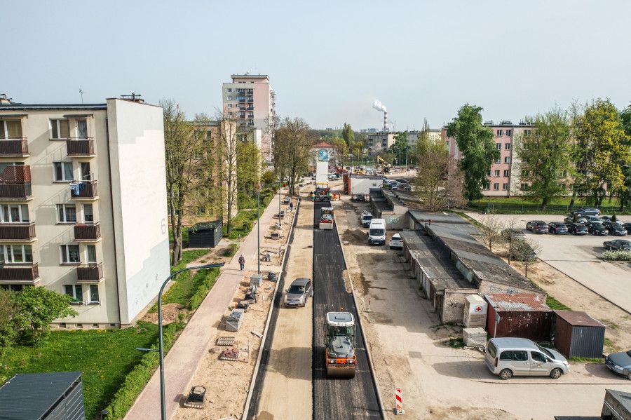 Remont ul. Na Skarpie [ZDJĘCIA]