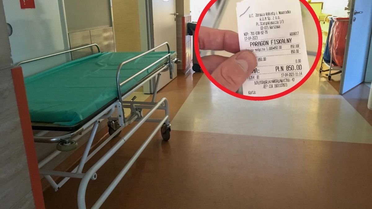 Bloger pokazał paragon. Tyle zapłacił za prywatną salę w szpitalu