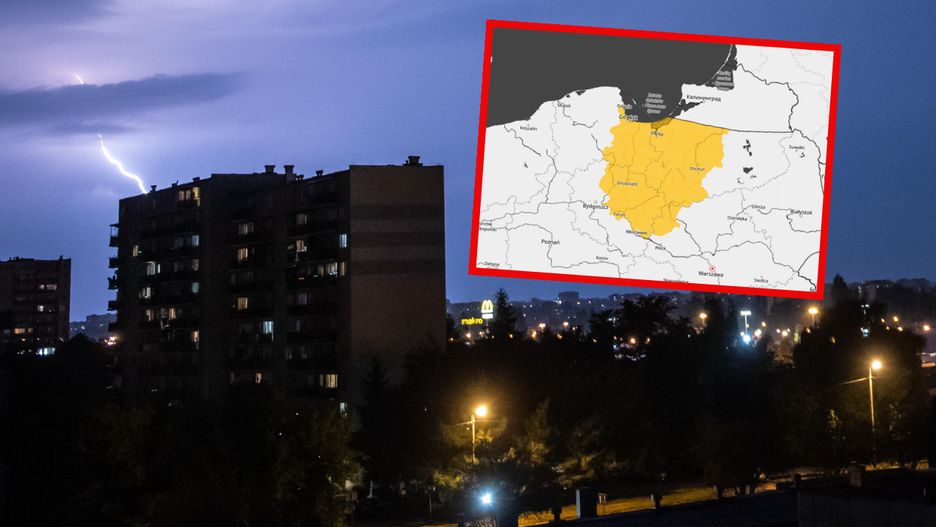 Do Polski wracają groźne burze.  Nowe aerty IMGW
