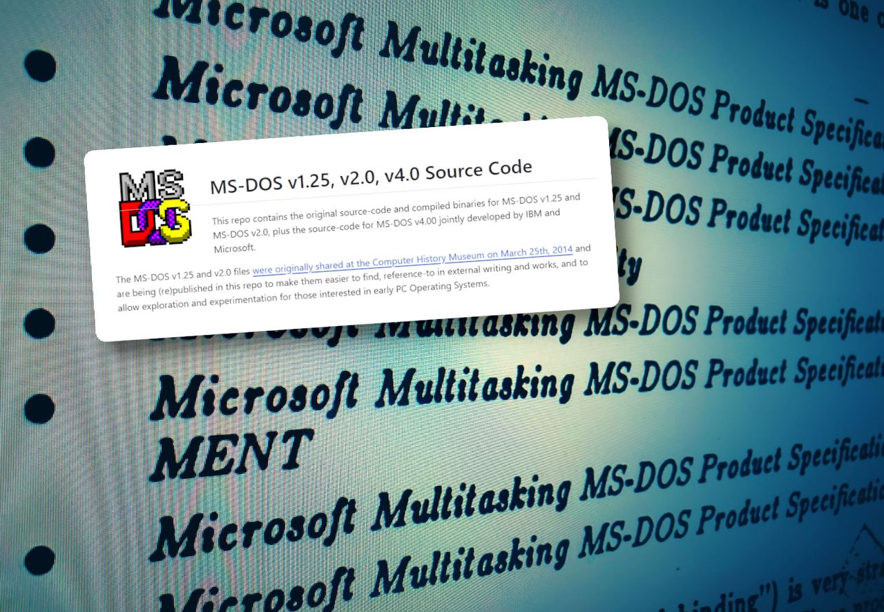 Microsoft upublicznił kod źródłowy MS-DOS 4.0