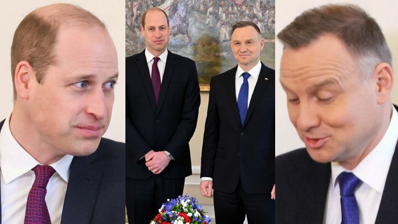 Książę William spotkał się z Andrzejem Dudą