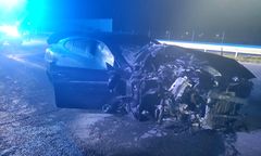 Wypadek na autostradzie A1. "BMW mogło jechać z prędkością nawet ponad 300 km/h"