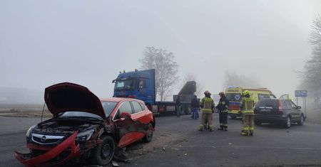 Zderzenie 3 pojazdów w Cekanowie. DK62 zablokowana!