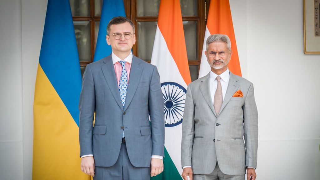 Dmytro Kułeba spotkał się z szefem indyjskiego MSZ Subrahmanyamem Jaishankarem