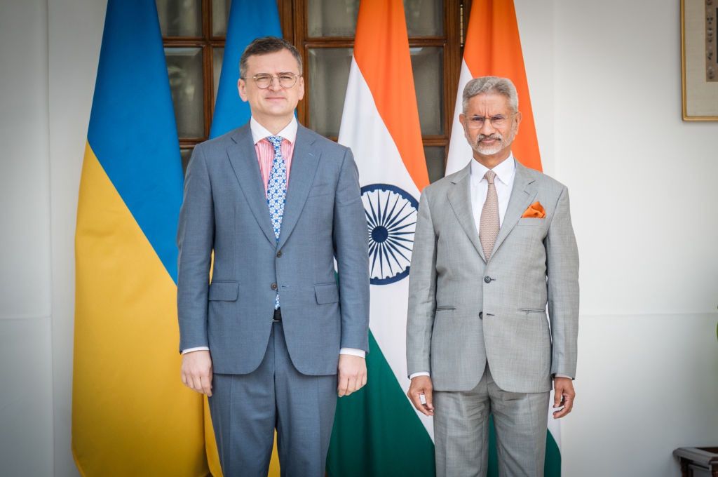 Dmytro Kułeba met with the head of the Indian Foreign Ministry, Subrahmanyam Jaishankar.