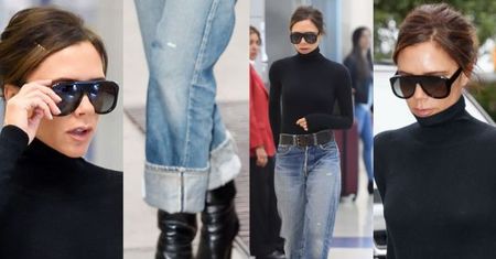 #TRENDY: Victoria Beckham w czarnym golfie
