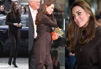 Ciężarna Kate Middleton w sukience za... 300 złotych! (ZDJĘCIA)