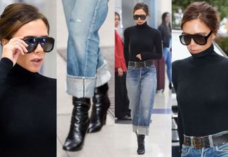 #TRENDY: Victoria Beckham w czarnym golfie