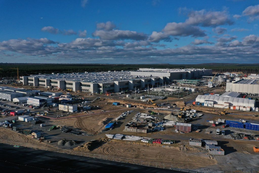 Tesla factory near Berlin