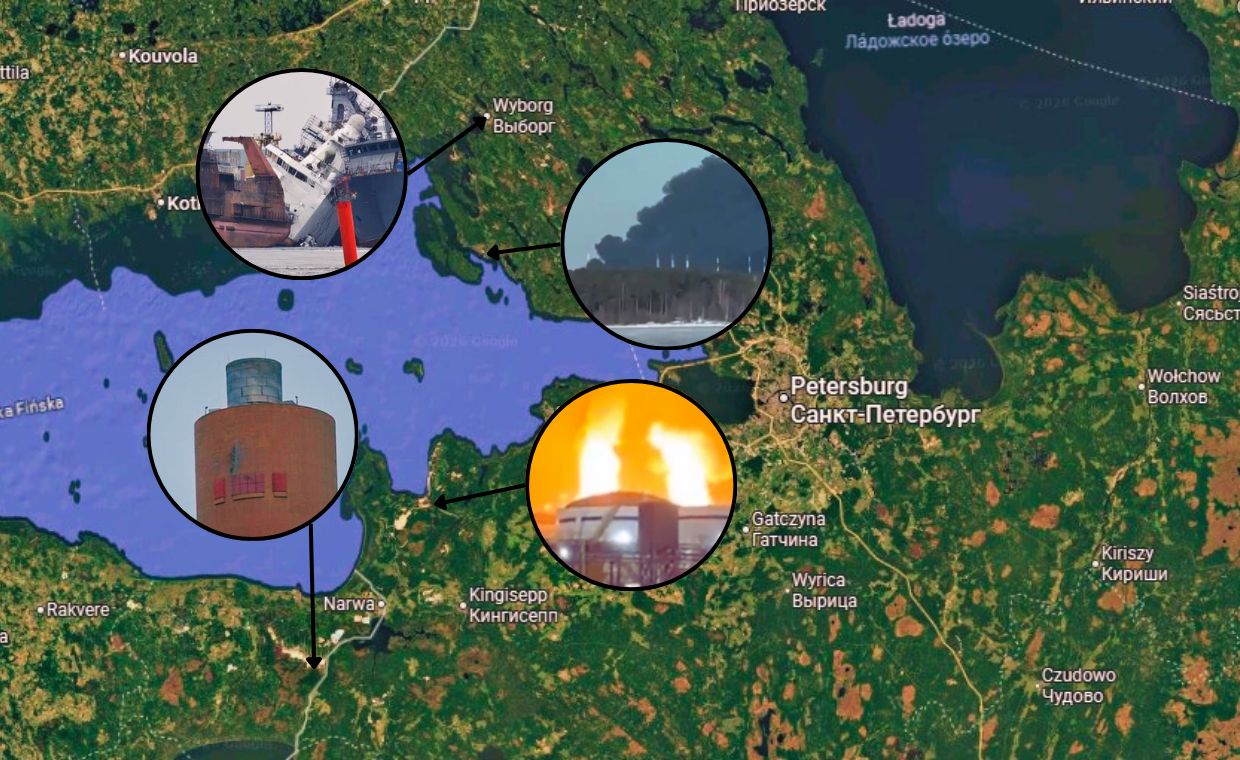 Atak na "krwiobieg" Putina. Eksplozje w bałtyckich portach