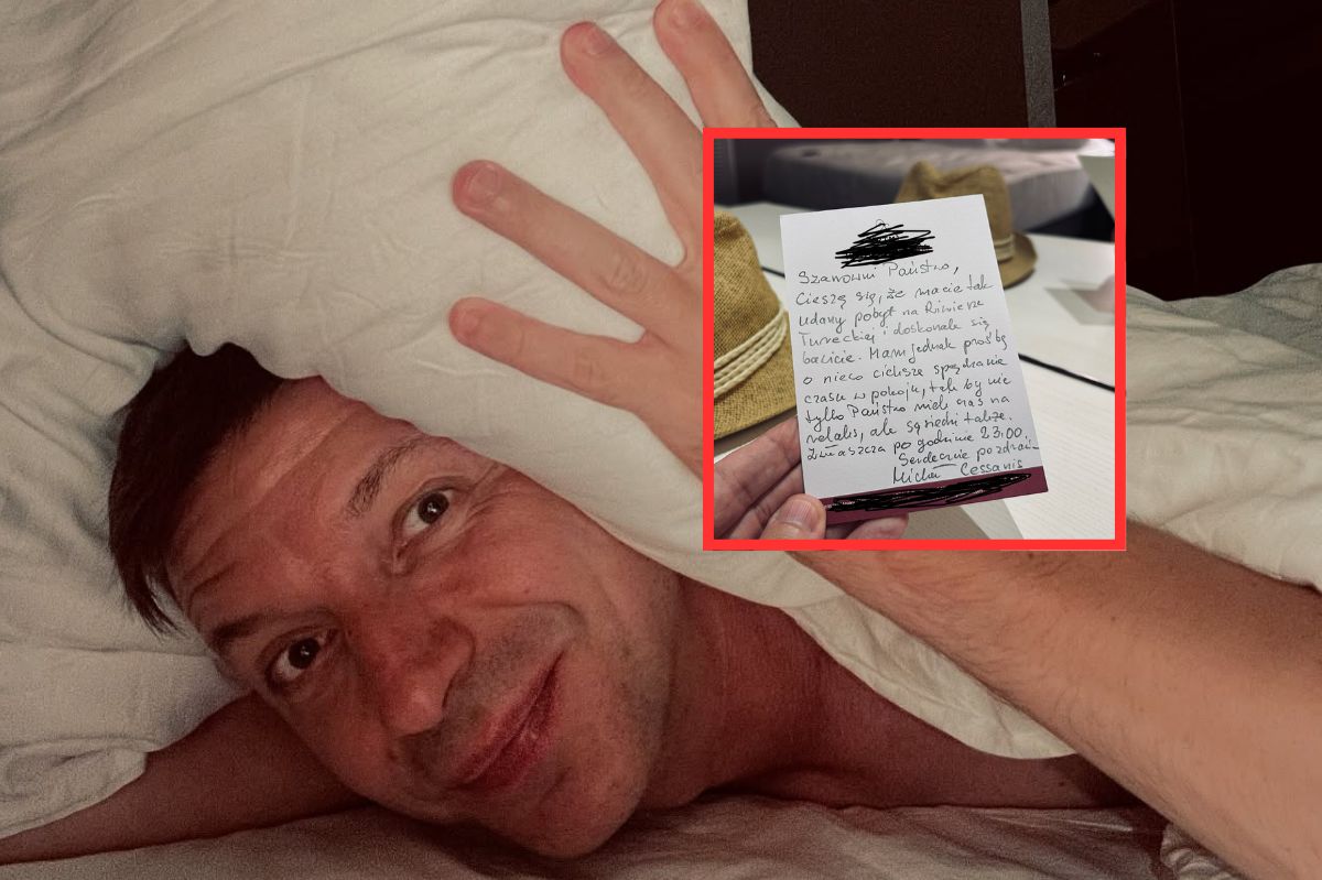 Dziennikarz był na all inclusive w Turcji. Po paru dniach zostawił Polakom tę notkę