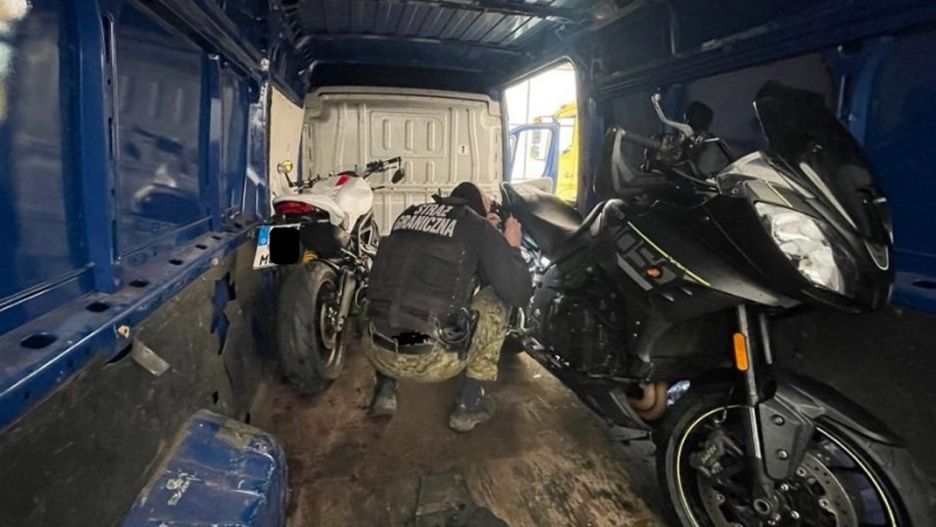 Funkcjonariusze straży granicznej odzyskali motocykle warte 90 tys. zł