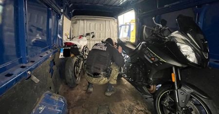 Po pościgu straż graniczna odzyskała skradzione w Niemczech motocykle