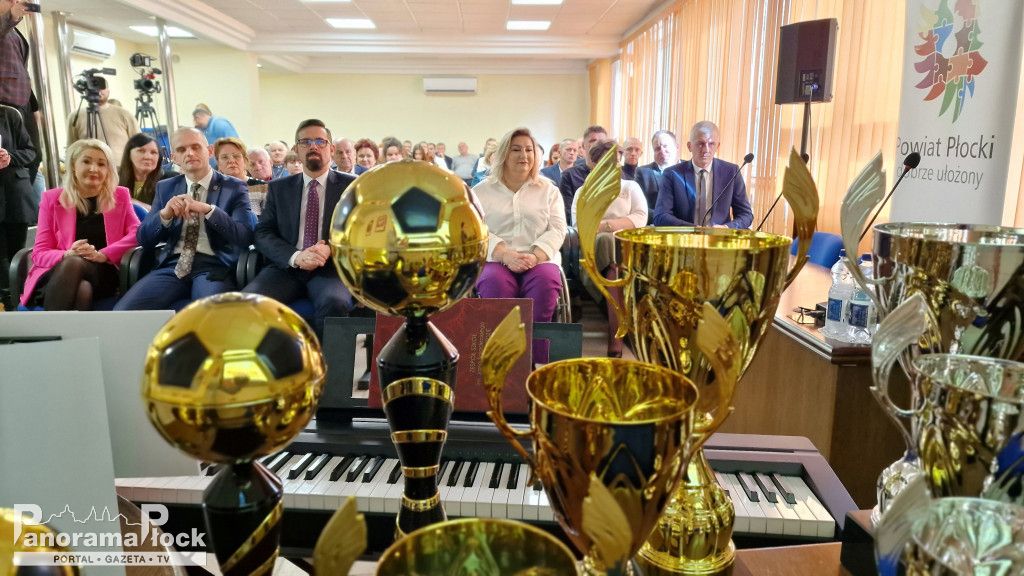 Powiatowa Gala Sportu w Starostwie Powiatowym w Płocku