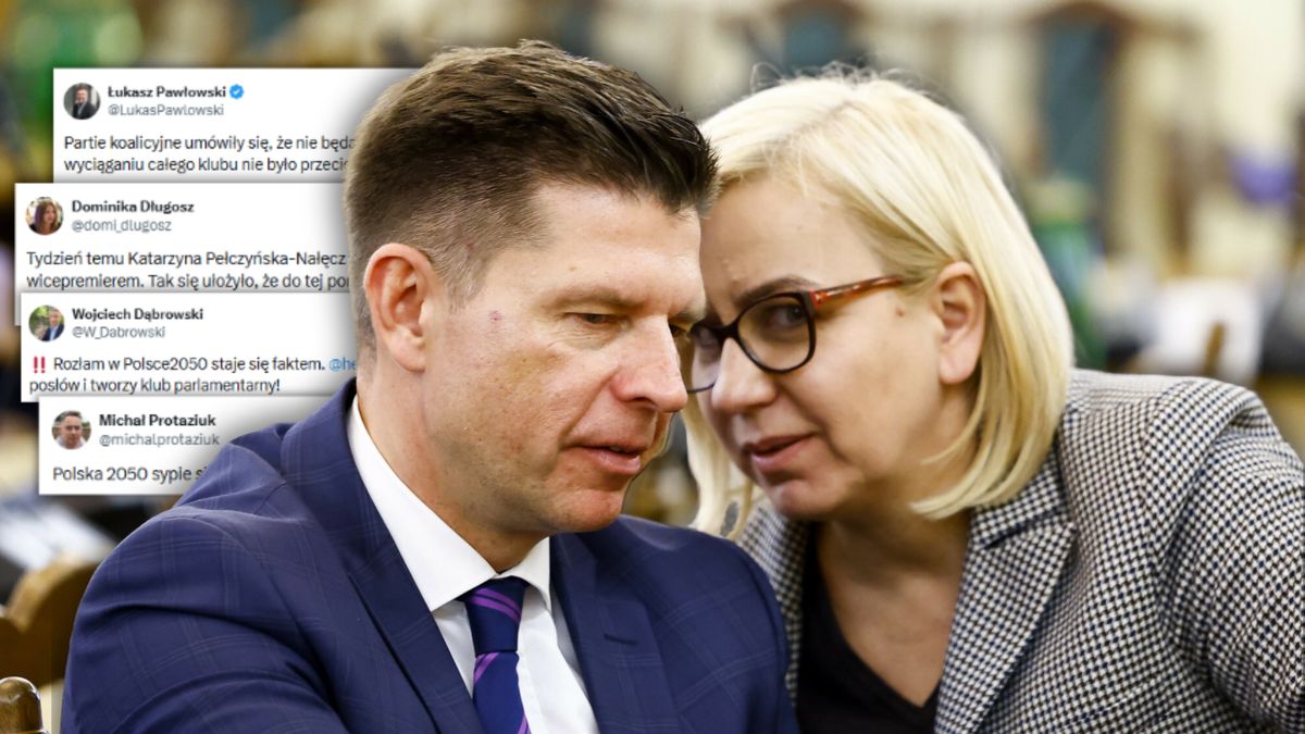  Lawina komentarzy po rozpadzie Polski 2050