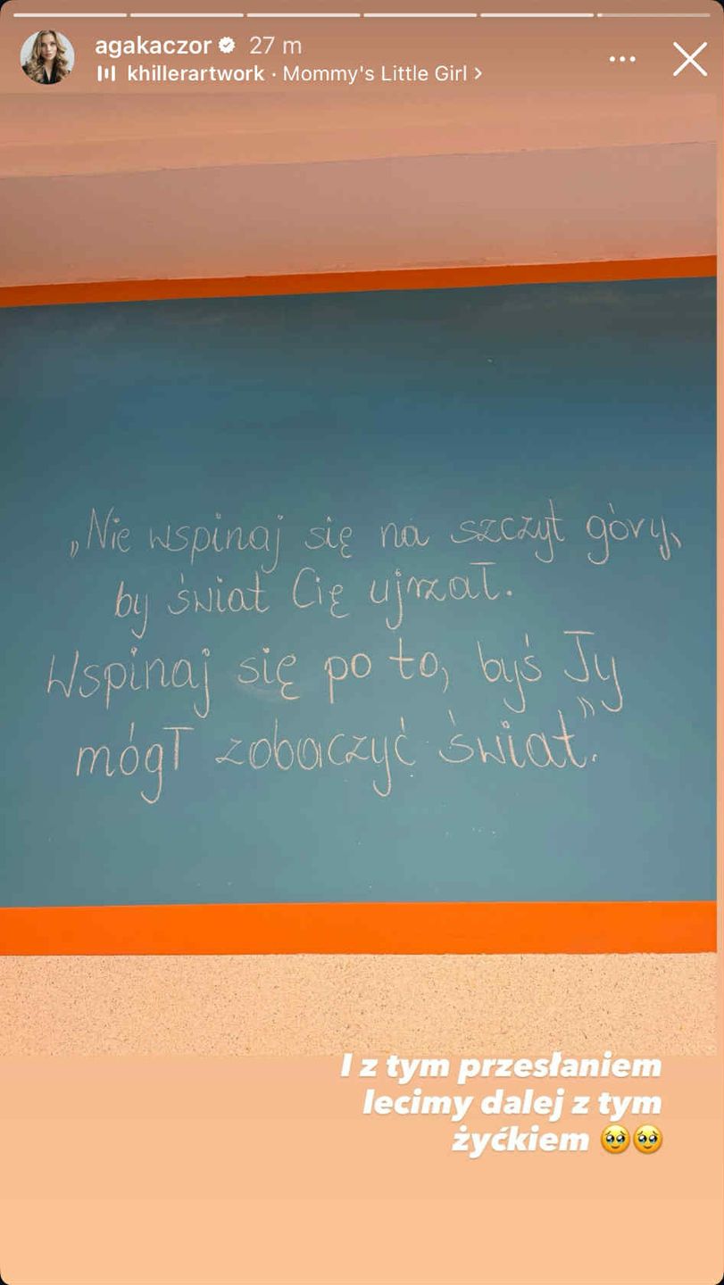 Relacja Agnieszki Kaczorowskiej
