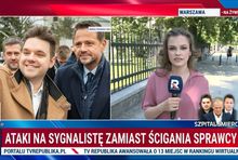 Wejście na żywo Republiki w sprawie afery
