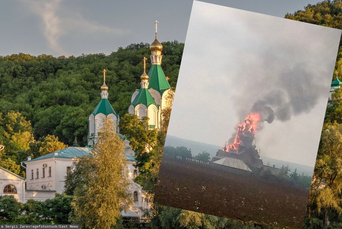 Pożar ważnego monastyru. Znajdowało się w nim ok. 300 uchodźców 